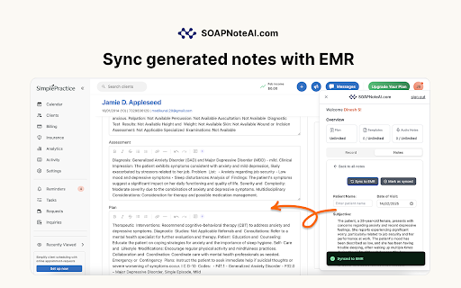 SOAPNoteAI - The Best Way to do your SOAP Notes screenshot