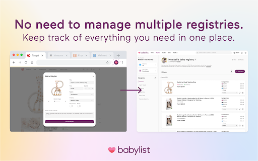 Add to Babylist Button screenshot