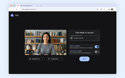Google Vids Screen Recorder screenshot