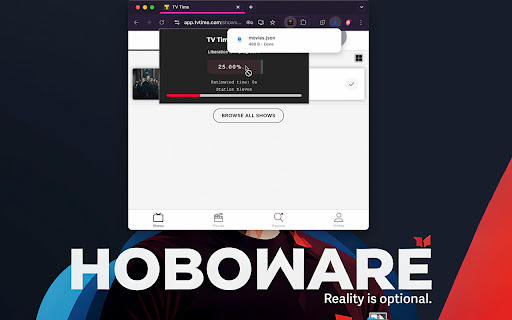 Tv Time Liberator Extension screenshot