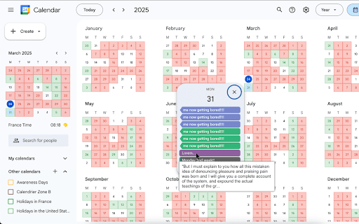 GCalPlus screenshot