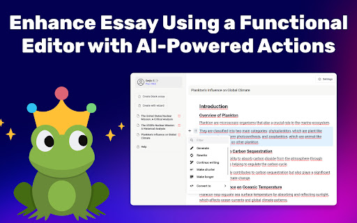 AI Essay Generator screenshot