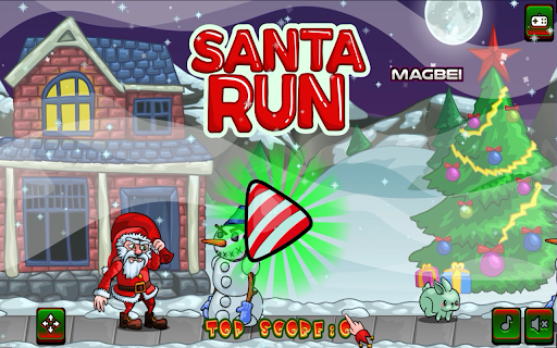Santa Run Game - Runs Offline screenshot