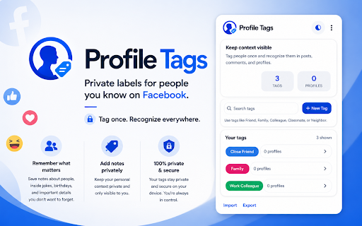 Profile Tags - Facebook & Instagram screenshot