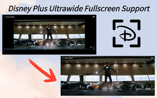 Disney Plus Ultrawide Fullscreen Support screenshot