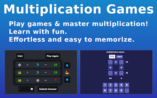 Multiplication Games screenshot