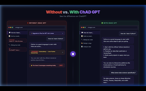 ChAD GPT – Your AI Adblocker screenshot