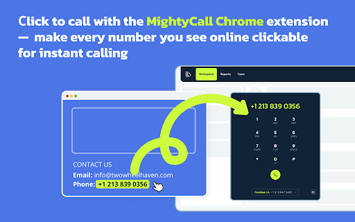 MightyCall for Chrome screenshot