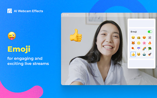 AI Webcam Effects + Recorder: Google Meet, Zoom, Discord & Other Meetings screenshot