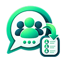 WA Contact Exporter Pro – Chats & Groups icon