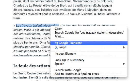 Google Translate screenshot