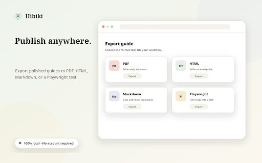 Hibiki – Step-by-Step Guide & Tutorial Maker screenshot