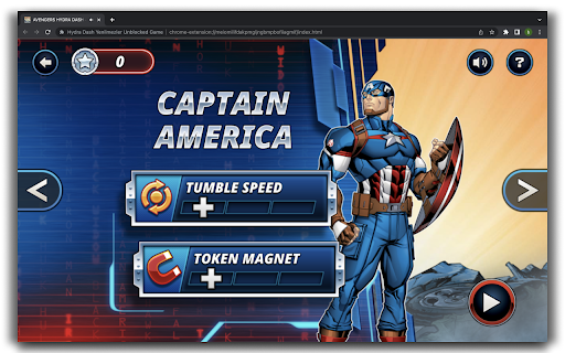 Hydra Dash Avengers HTML5 Game screenshot