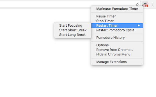 Marinara New: Pomodoro® Assistant screenshot