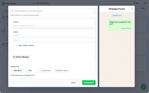 WAScheduler - WA Message Scheduler screenshot