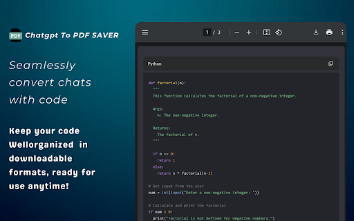 AI Chat Exporter: Save ChatGPT, Claude, Gemini & Deepseek as PDF/TXT/WORD screenshot