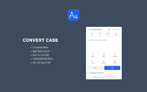 Convert Case screenshot