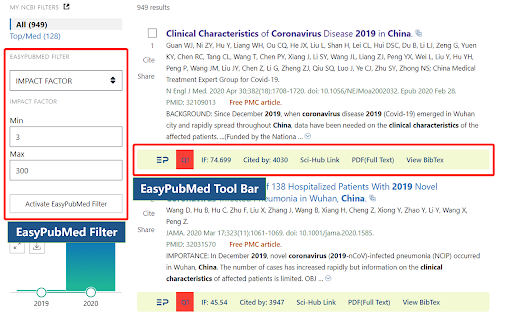 EasyPubMedicine screenshot