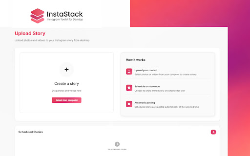 InstaStack – Social Toolkit for Desktop screenshot