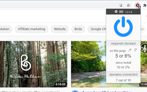 XB, block all ads screenshot