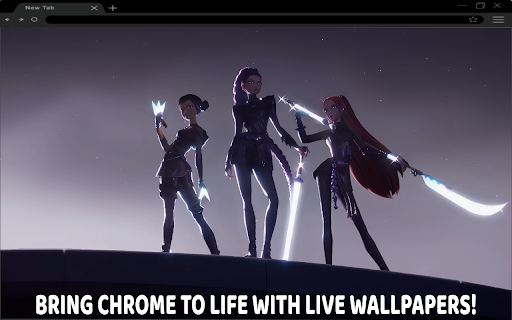 K-Pop Demon Hunters: Starry Night Live Wallpaper screenshot