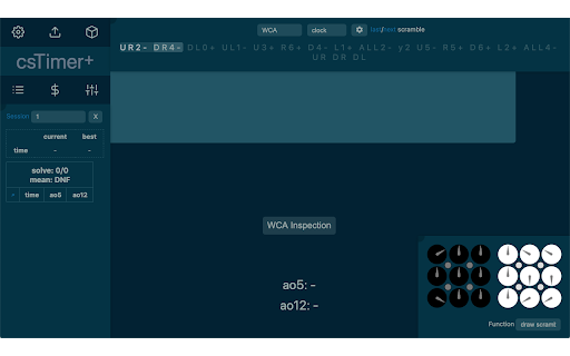 csTimer+ screenshot