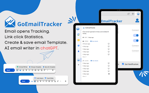 GoEmailTracker-Email Tracker,Template,chatGPT screenshot