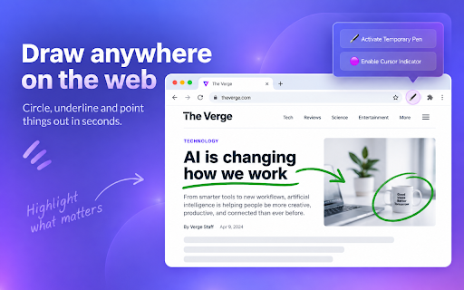 Mouse Highlight & Annotation Tool screenshot