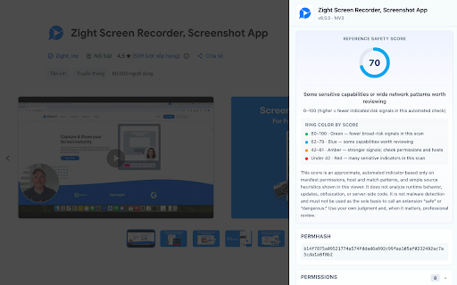 Extension Source Viewer & Security Analyzer screenshot