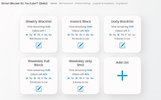 Smart YouTube Blocker screenshot