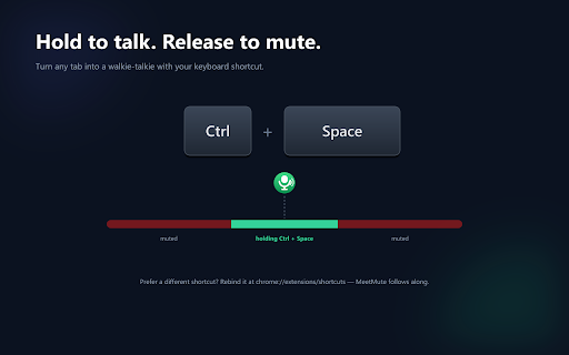 MeetMute: Mute, Auto-Mute for Google Meet screenshot