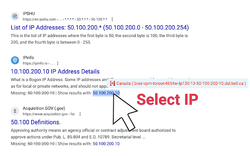 Whois ip lookup screenshot