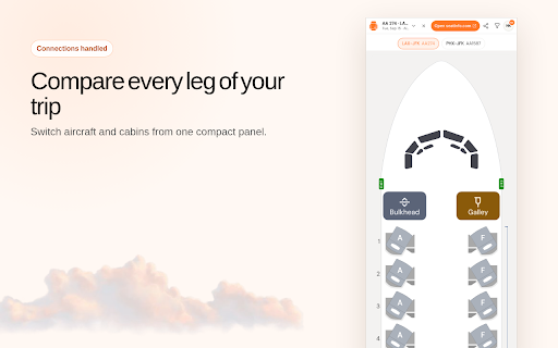 SeatInfo: Live Seat Maps for Flight Search screenshot