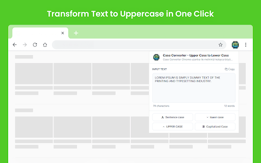 Case Converter - Upper Case to Lower Case screenshot