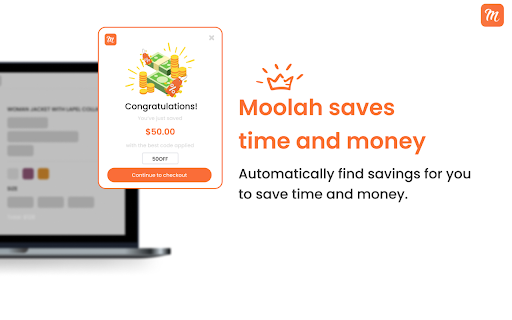 Moolah - Automatic Coupon Hunter screenshot