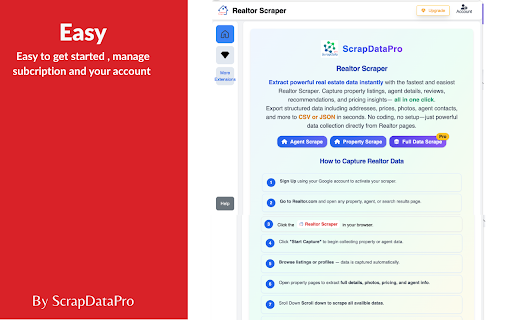 Realtor Scraper - Extract Realtor listings and agents screenshot