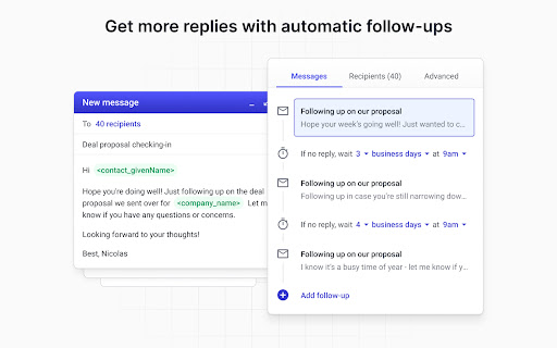 Streak Mail Merge for Gmail screenshot