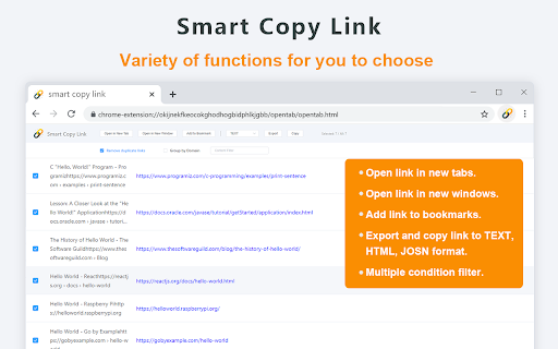 Smart Copy Link screenshot