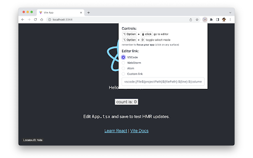 LocatorJS screenshot