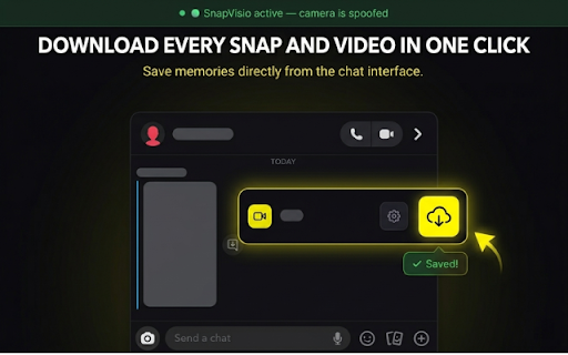 SnapVisio – Virtual Webcam for Snapchat Web screenshot