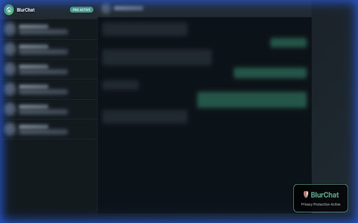 BlurChat - Privacy for WhatsApp Web screenshot