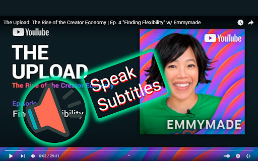Speak Subtitles for YouTube screenshot