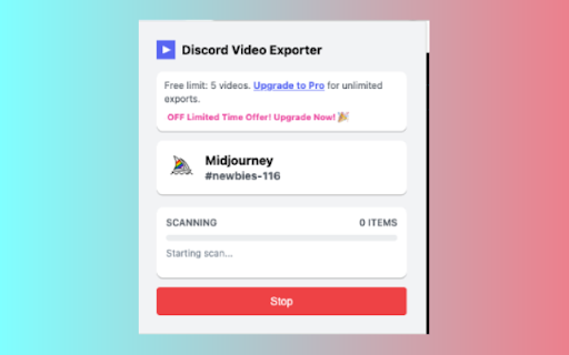 Discord Video Downloader screenshot