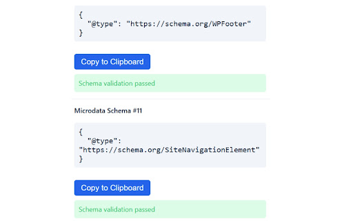 Schema.org Extractor & Validator screenshot