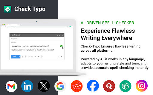 Check Typo: AI Spell-checker screenshot