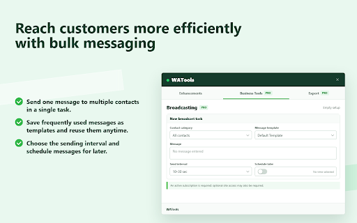WA Sender - Bulk Messages & Automation screenshot