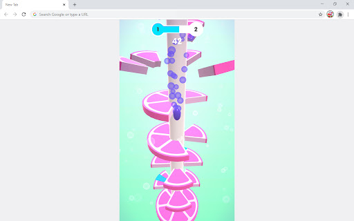 Helix Fruit Jump Arcade Game screenshot