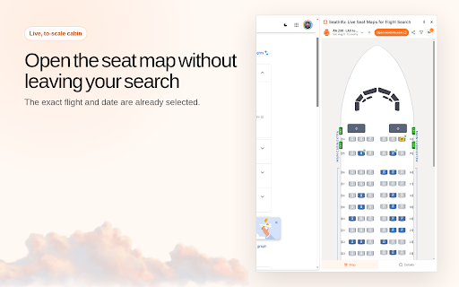 SeatInfo: Live Seat Maps for Flight Search screenshot