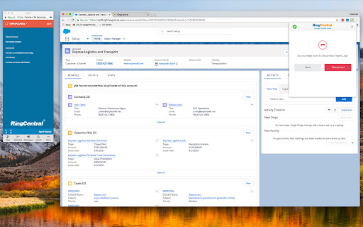 RingCentral Contact Center Voice screenshot
