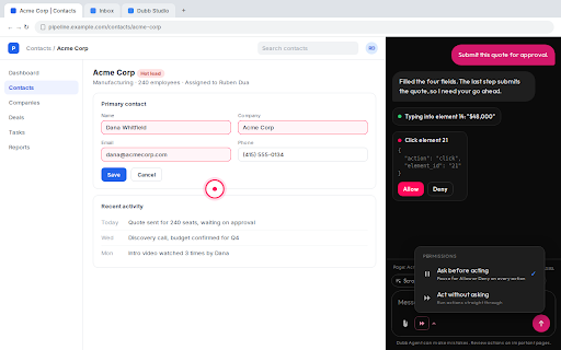 Dubb Agent screenshot